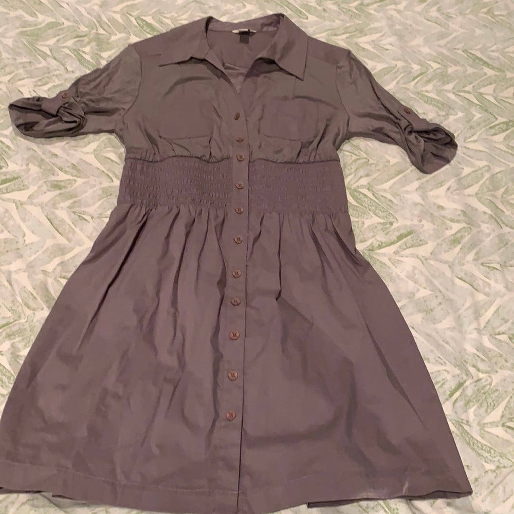 Grey mini dress